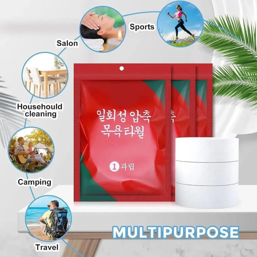 Pocket-sized towel tablets