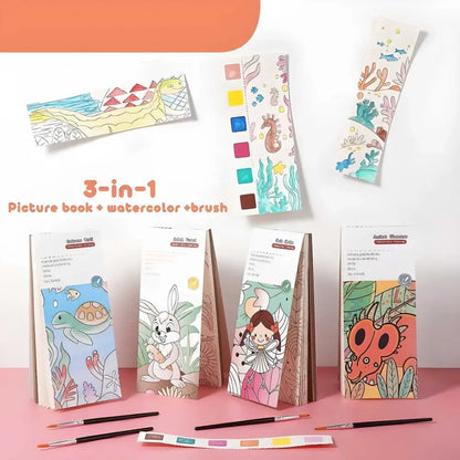 Pocket watercolour painting book