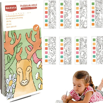 Pocket watercolour painting book