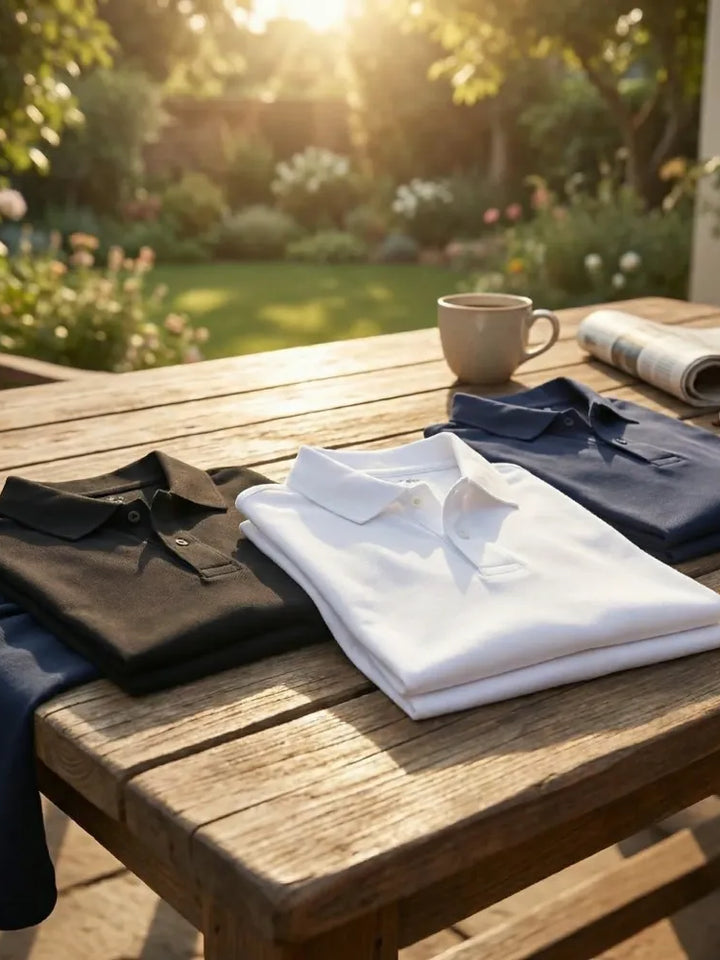 Poly Cotton Solid Half Sleeves Mens Polo T-shirt (Pack of 3)