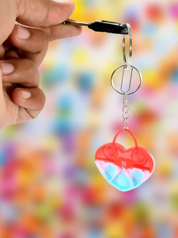 Pop It Keychain Toy