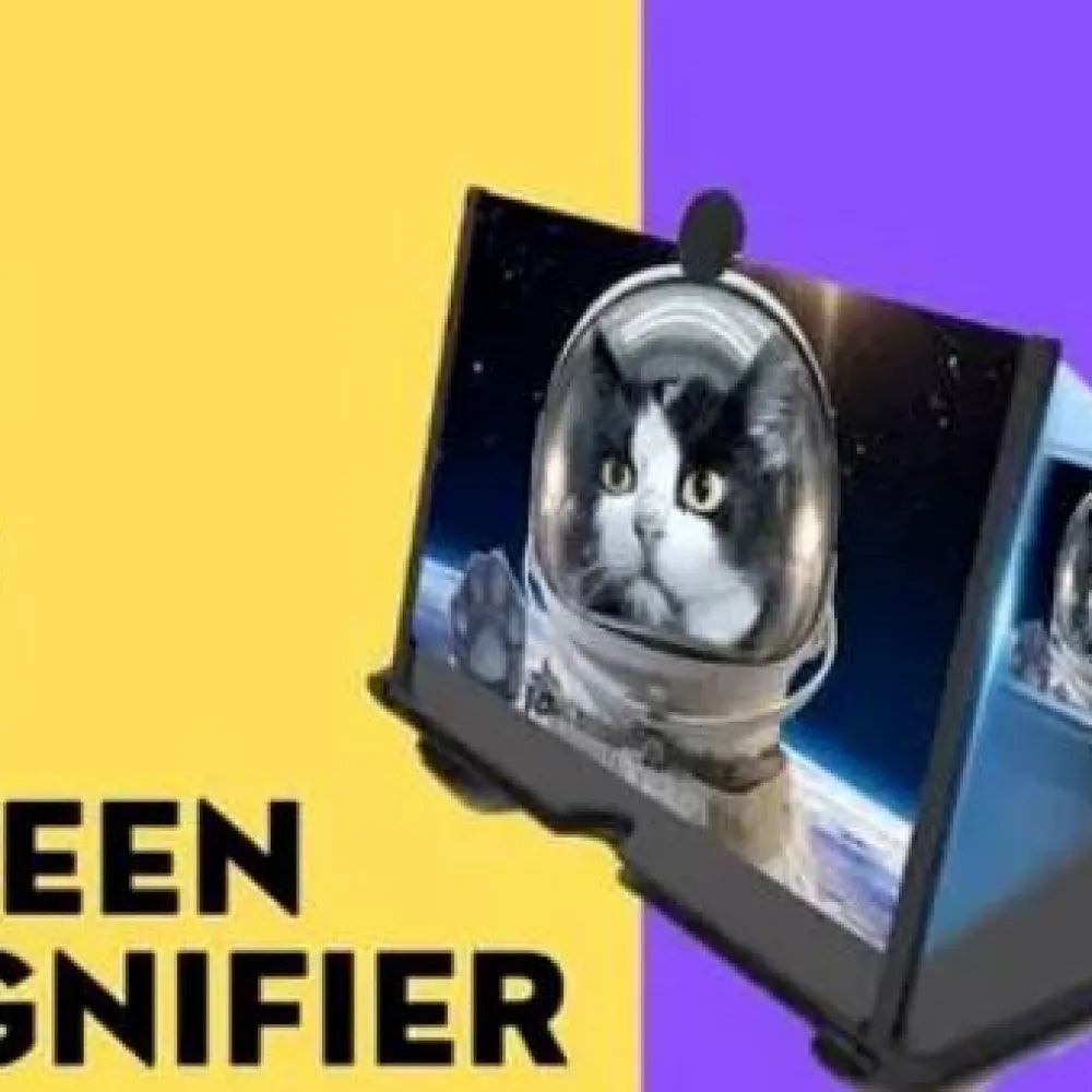 Portable screen magnifier.