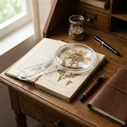 Portable acrylic magnifying glass - home improvement