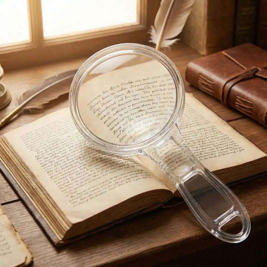 Portable acrylic magnifying glass - home improvement