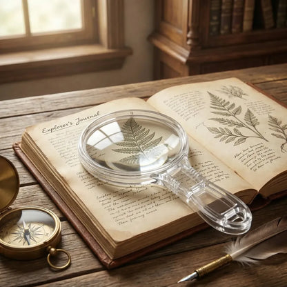 Portable acrylic magnifying glass - home improvement