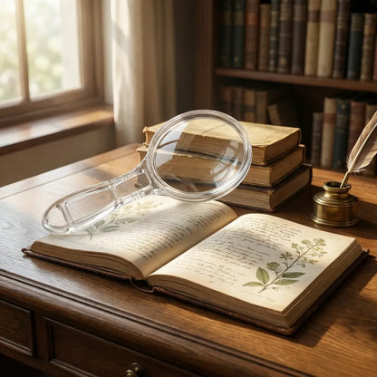 Portable acrylic magnifying glass - home improvement