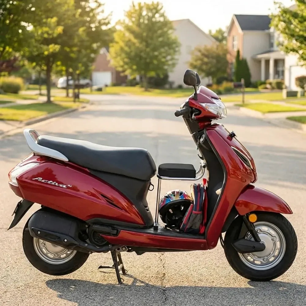 Portable baby seat for scooters
