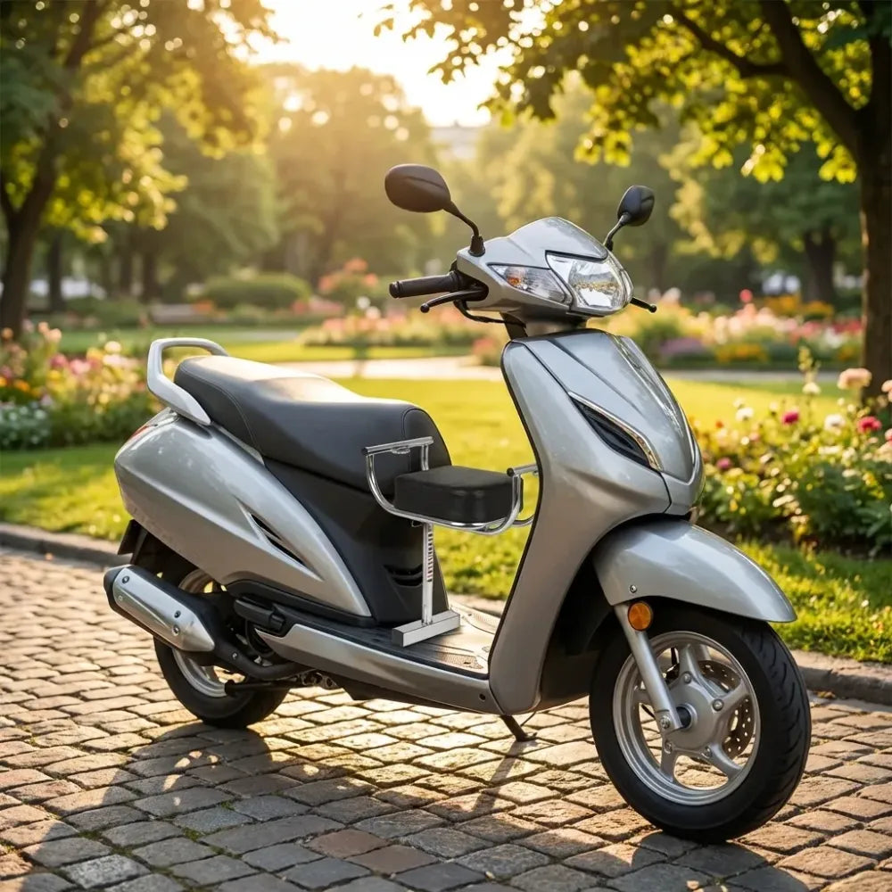 Portable baby seat for scooters