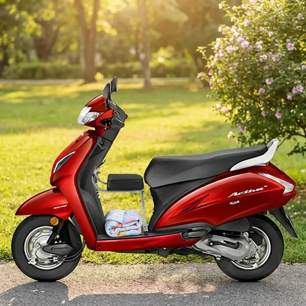 Portable baby seat for scooters