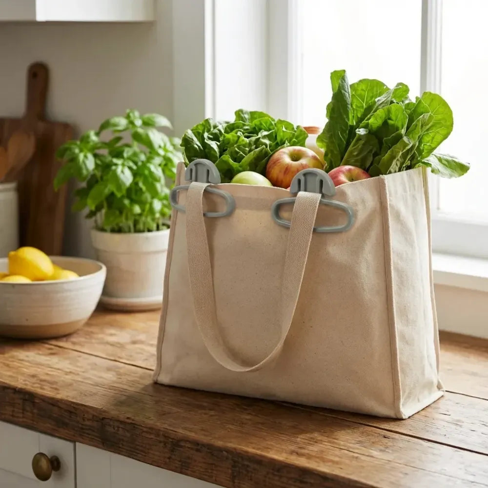 Portable bag handle holder - home & kitchen