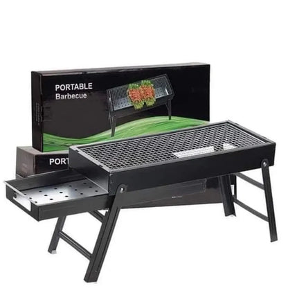 Portable bbq grill set – foldable - home & kitchen