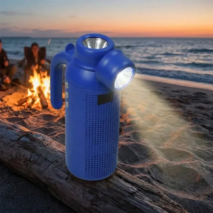 Portable bluetooth speaker flashlight - home improvement
