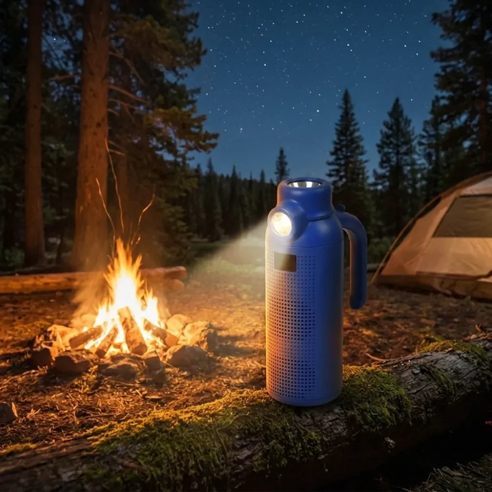 Portable bluetooth speaker flashlight - home improvement