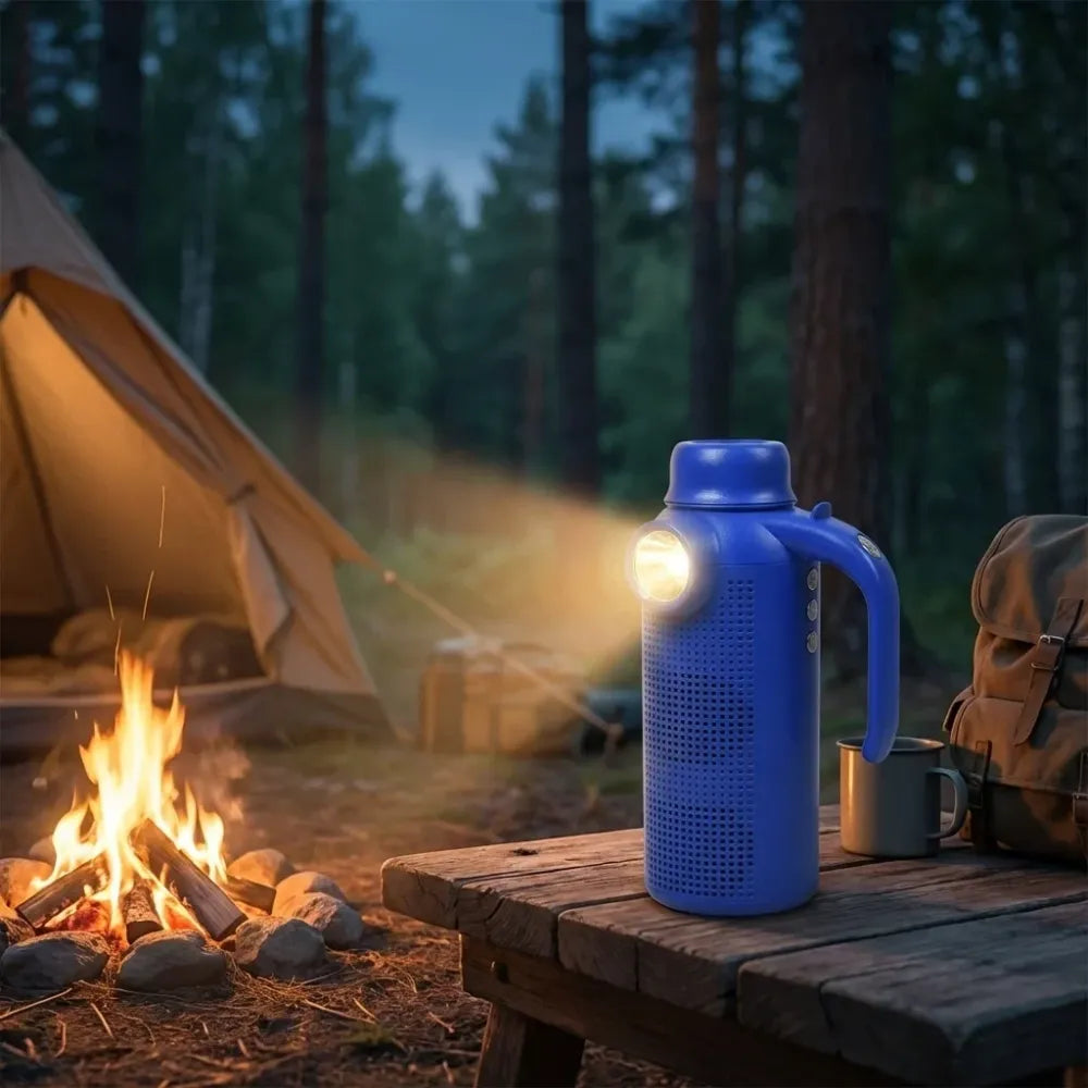 Portable bluetooth speaker flashlight - home improvement