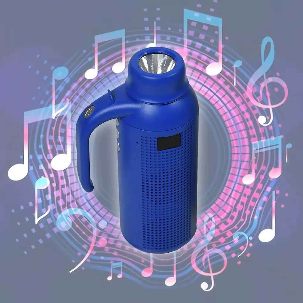 Portable bluetooth speaker flashlight - home improvement