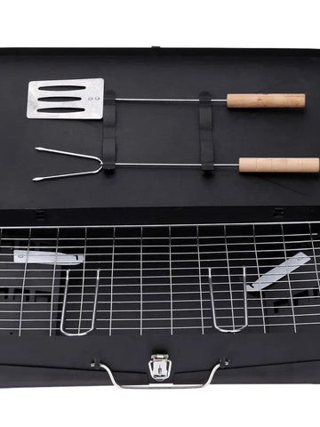 Portable Briefcase BBQ Grill