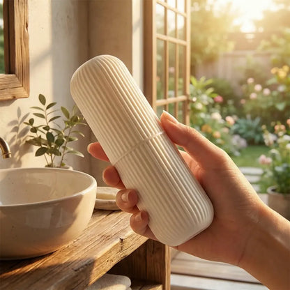 Portable brush storage bottle (pack of 1) - home & kitchen