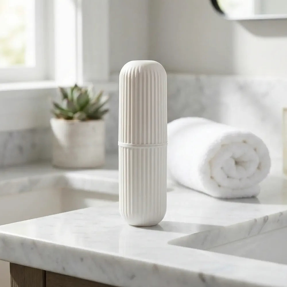 Portable brush storage bottle (pack of 1) - home & kitchen