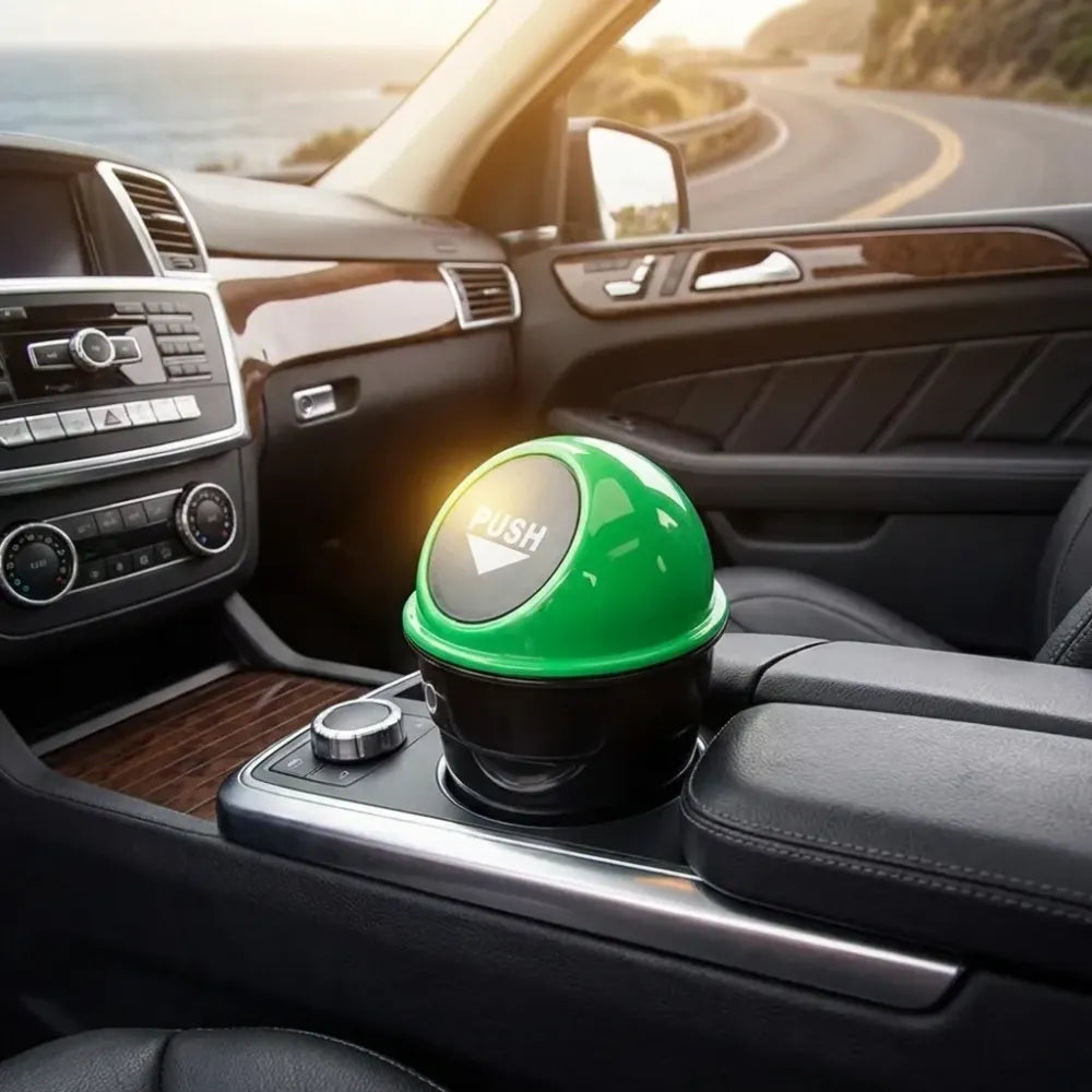 Portable car dustbin - travel