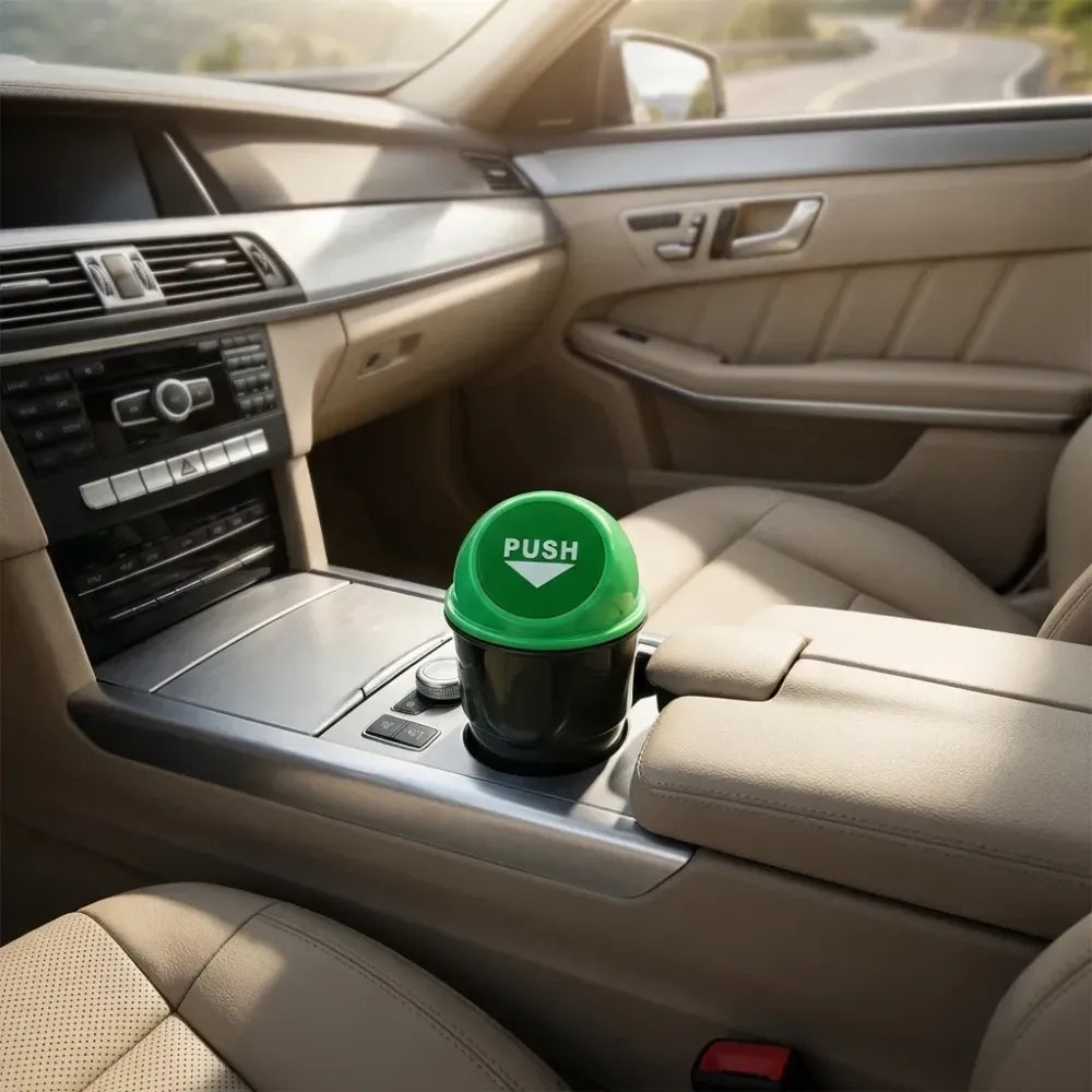 Portable car dustbin - travel