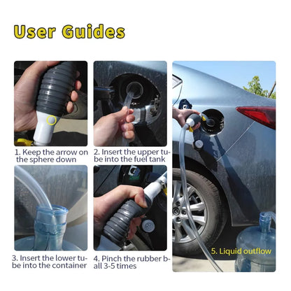 Portable car fuel transfer pump - automotive