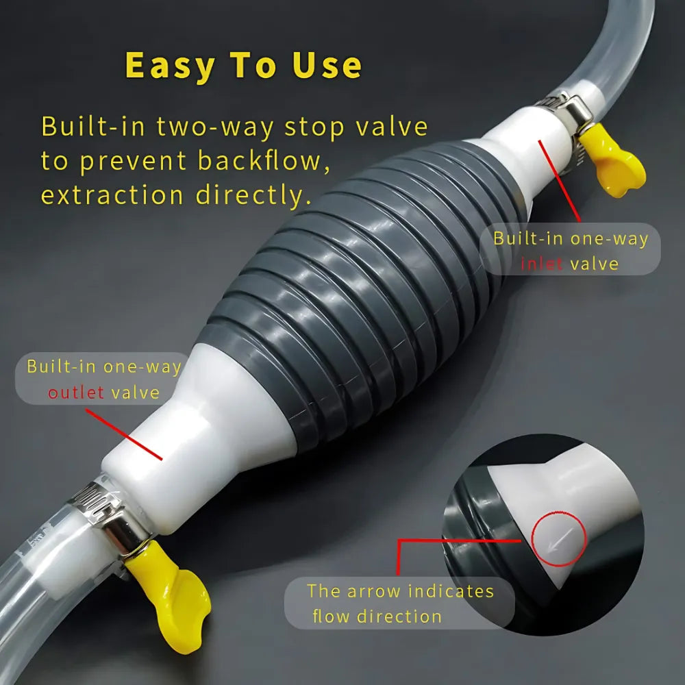 Portable car fuel transfer pump - automotive