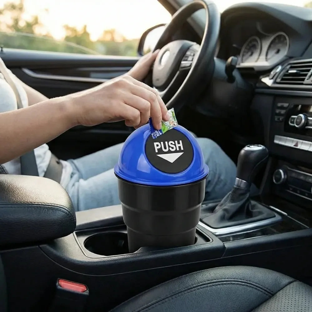 Portable car mini dustbin - automotive