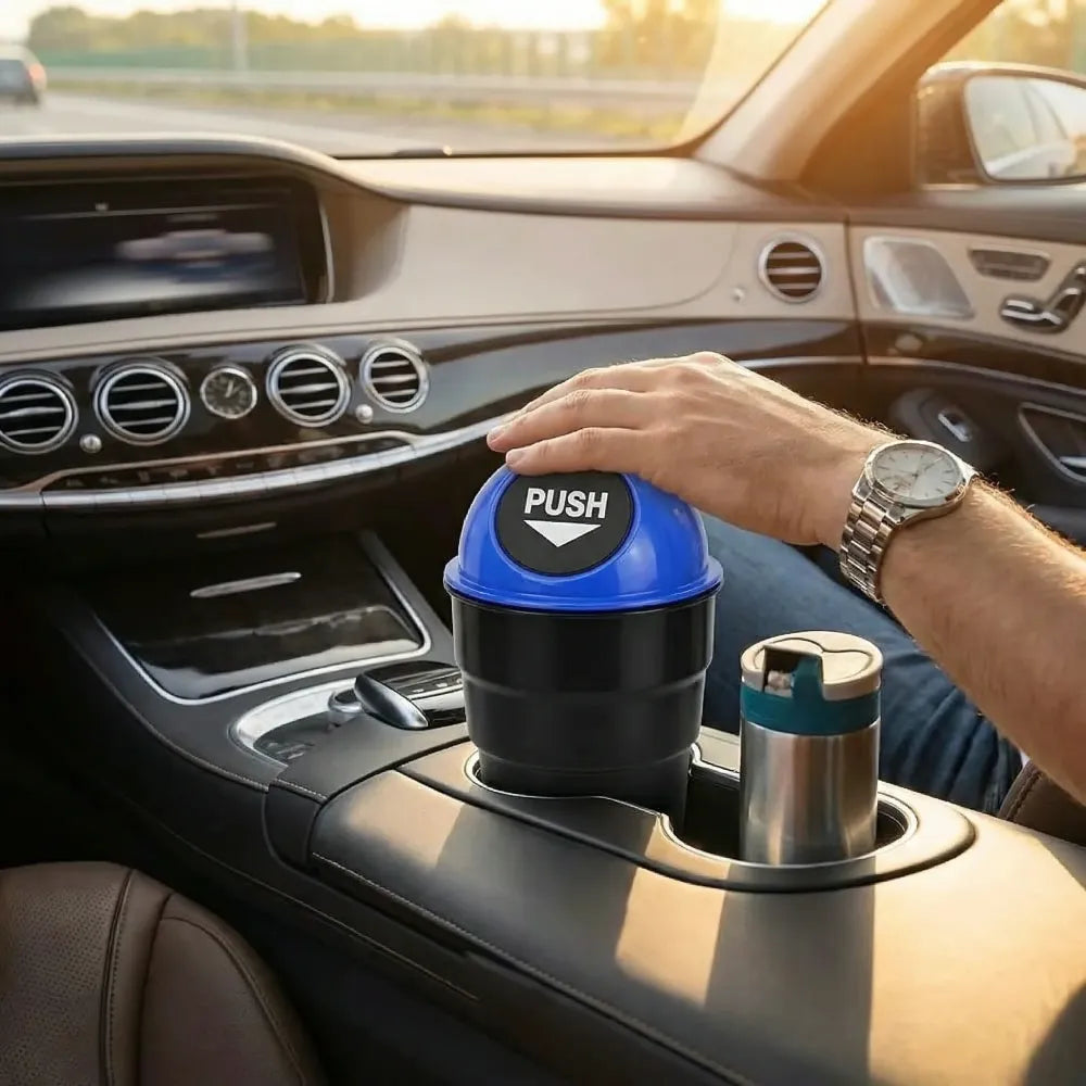 Portable car mini dustbin - automotive