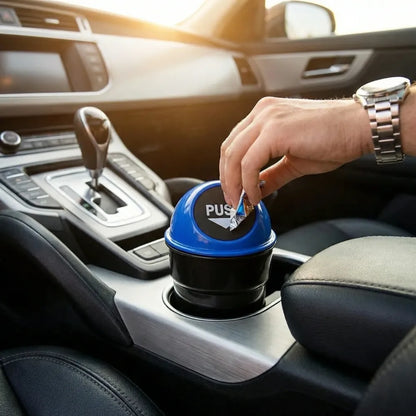Portable car mini dustbin - automotive