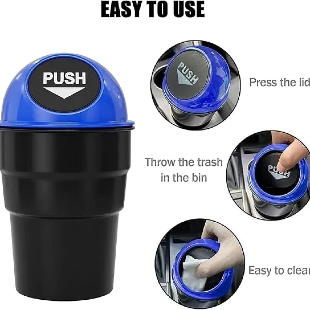Portable Car Mini Dustbin - Automotive