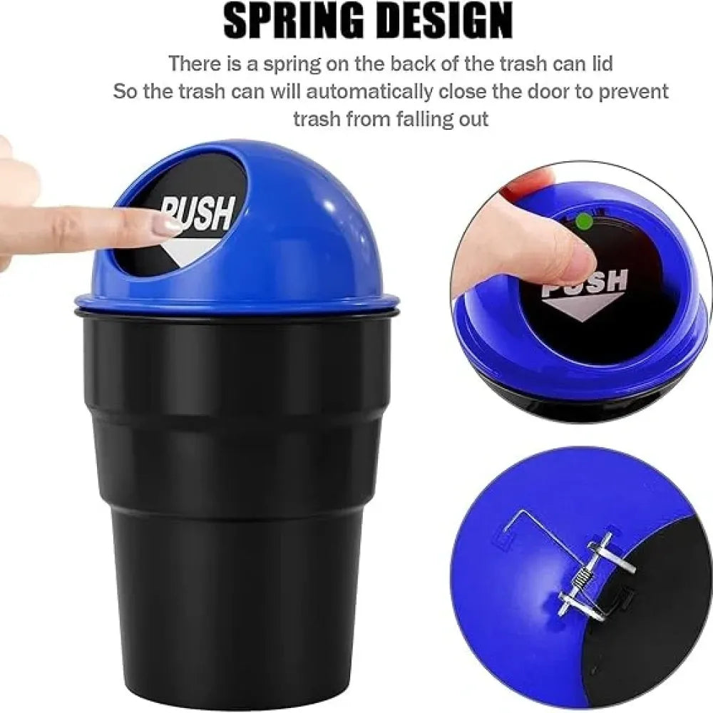 Portable Car Mini Dustbin - Automotive