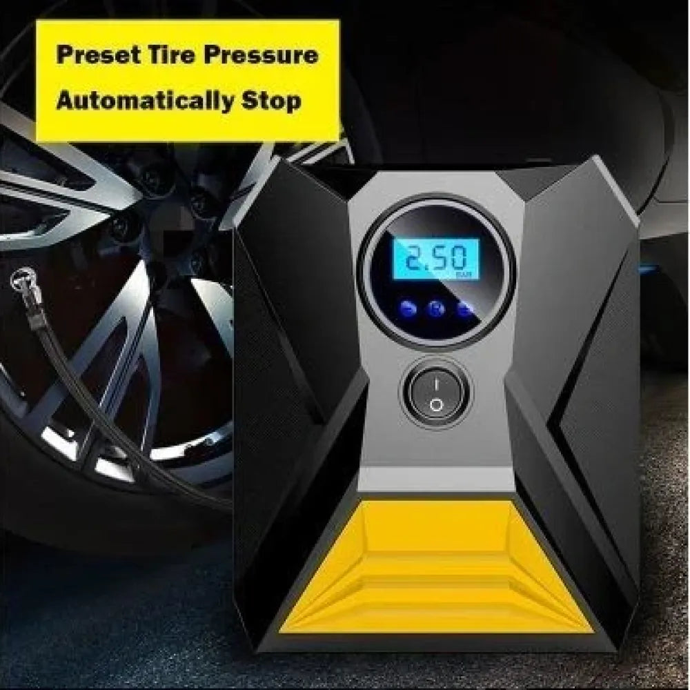Portable digital tire inflator - automotive