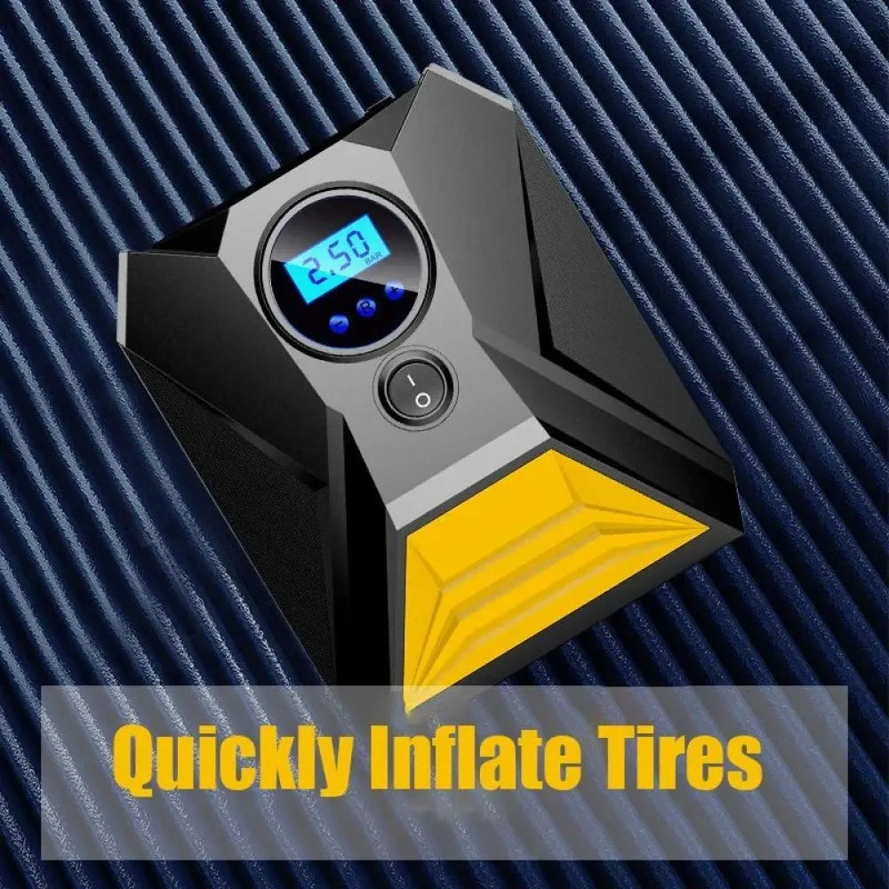 Portable digital tire inflator - automotive