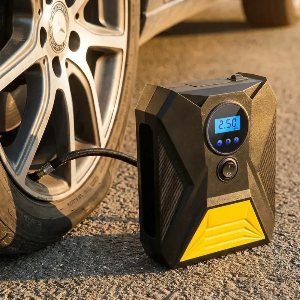 Portable digital tire inflator - automotive