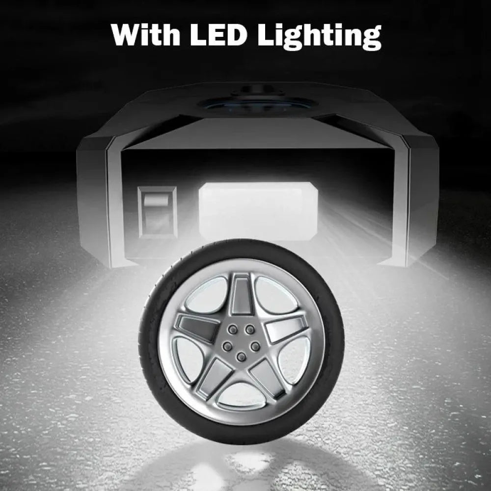 Portable digital tire inflator - automotive