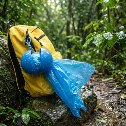 Portable disposable emergency raincoats waterproof rain poncho in a ball for traveling camping outdoor (pack of 5)