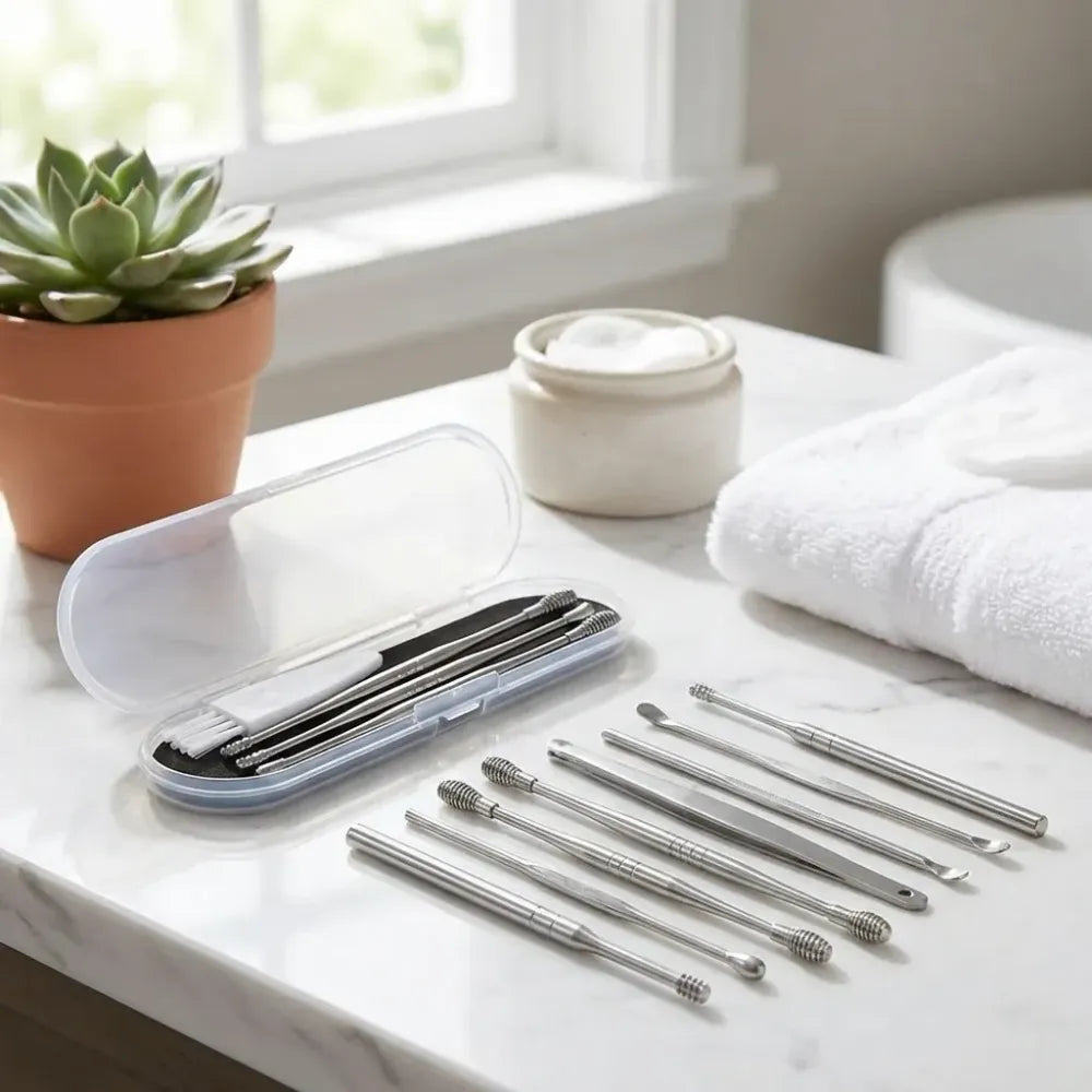 Portable earwax removal kit - health care