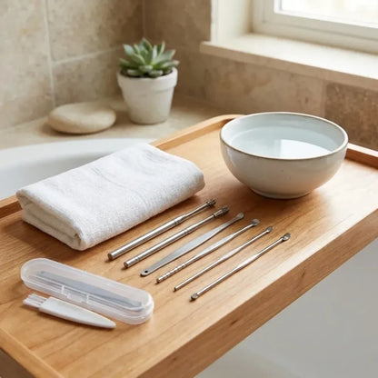 Portable earwax removal kit - health care