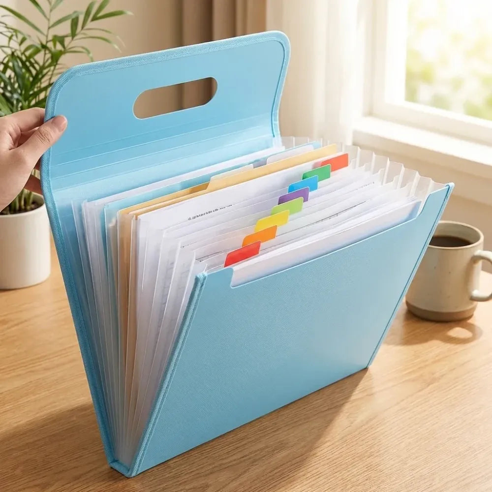 Portable expanding file folder – pack of 1