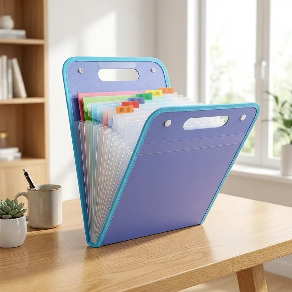 Portable expanding file folder – pack of 1
