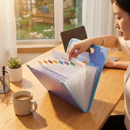Portable expanding file folder – pack of 1