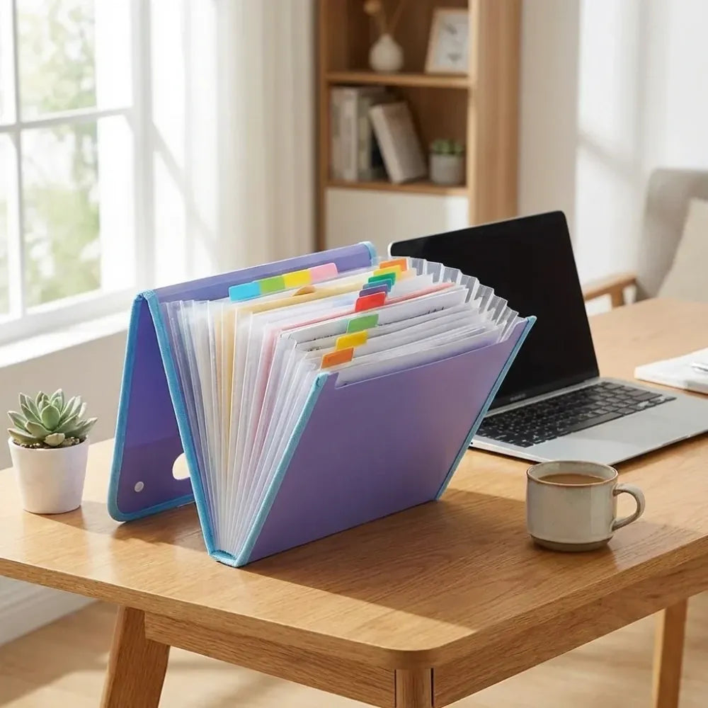 Portable expanding file folder – pack of 1