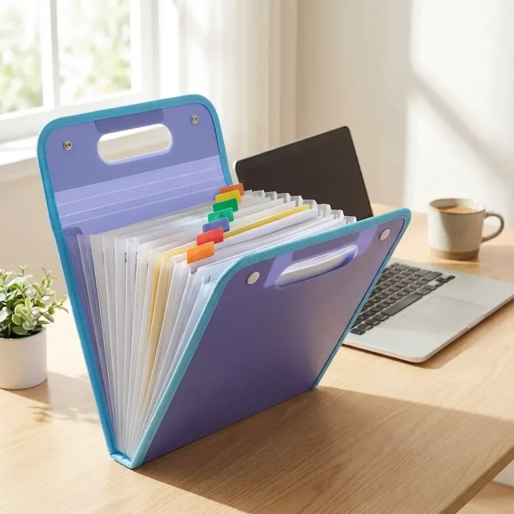 Portable expanding file folder – pack of 1