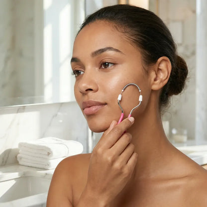 Portable facial hair remover spring - health care