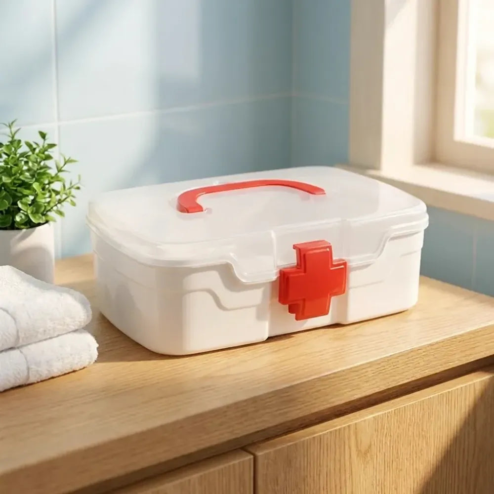 Portable first aid medical box - health care