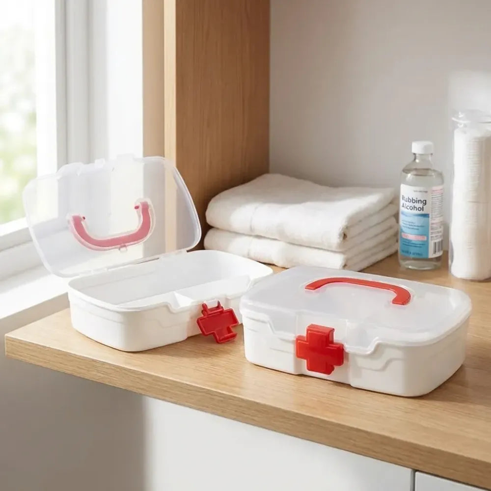 Portable first aid medical box - health care