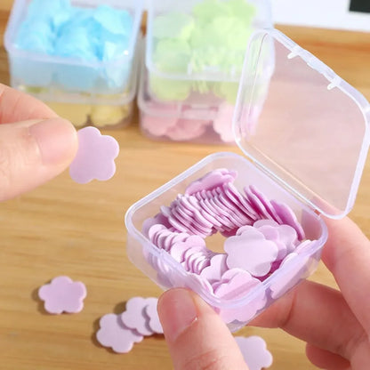 Portable flower soap sheets - home improvement