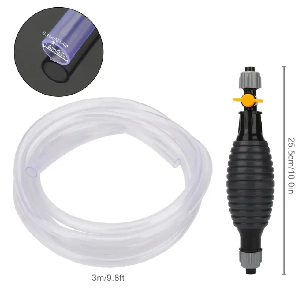 Portable fluid transfer pump - car and bike accessories