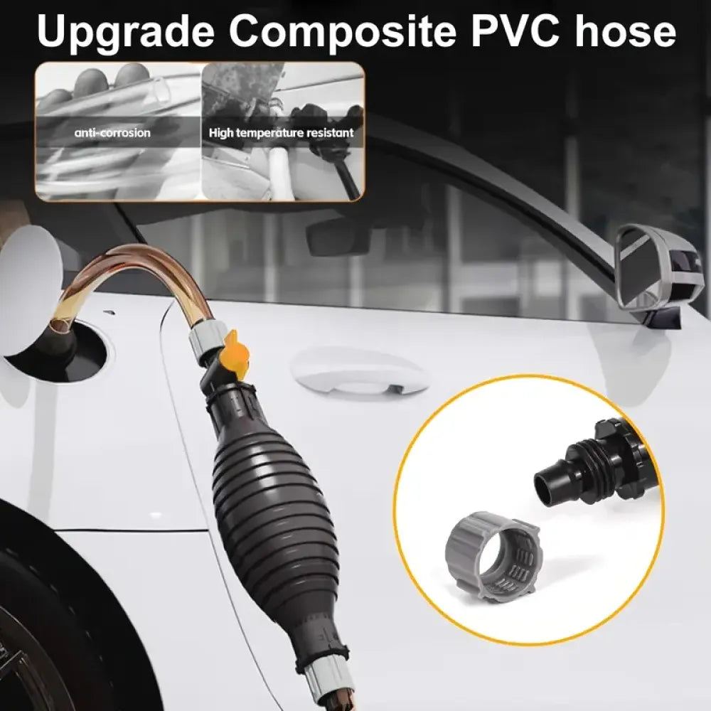 Portable fluid transfer pump - car and bike accessories