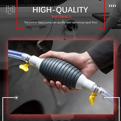 Portable fluid transfer pump - car and bike accessories